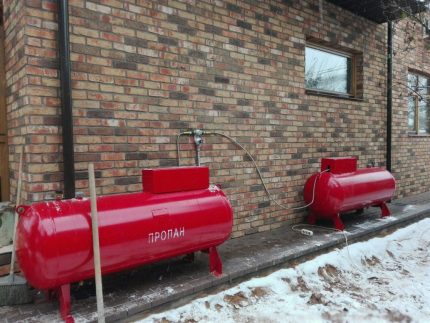Газхолдери за работа на газовия котел