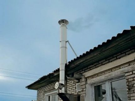 Димоходна тръба на газовия котел