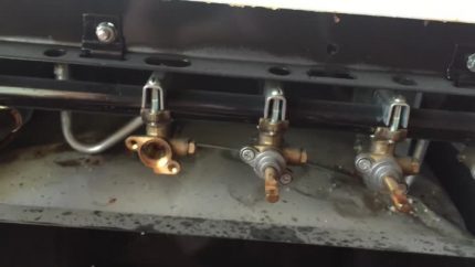 Газови кранчета на печката