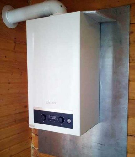 Настенен газов котел Закрепване на стенния котел