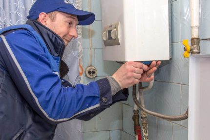 Проверка на теч на газ чрез допир