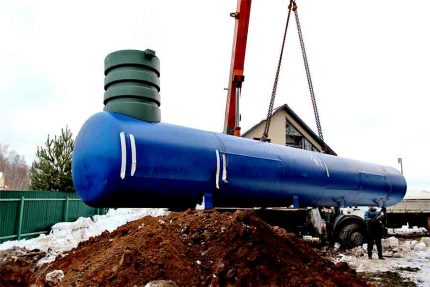 Инсталиране на газхолдер във вилно селище Използване на газхолдери