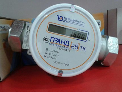 Plynomer domáceho plynu Grand Plynomer domáceho plynu Grand