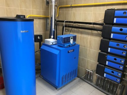 Газов котел Buderus в котелната