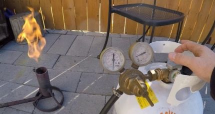 Проверка на работата на газовото оборудване Проверка на работата на газовото оборудване