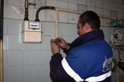Инсталиране на газов брояч
