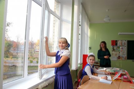 Постъпване на въздух през прозорците
