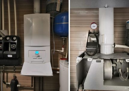 Система за отстраняване на димни газове на газовия котел
