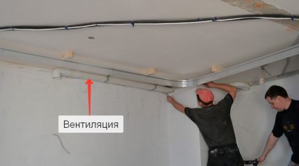 Прав вентилационен канал Прав вентилационен канал