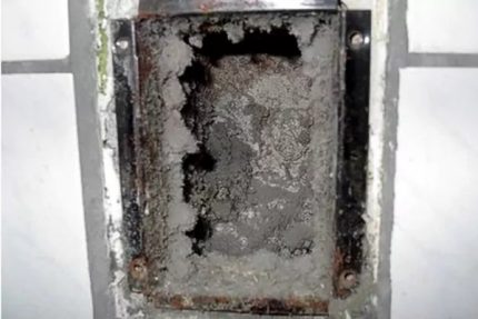 Lüftungskanal in der Wohnung