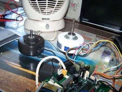 Austausch des Lüftermotors