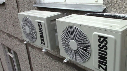 Außengerät der Klimaanlage Zanussi