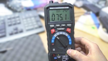 Multimeter zur Fehlerdiagnose