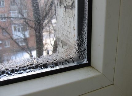 Кондензат при повишена влажност