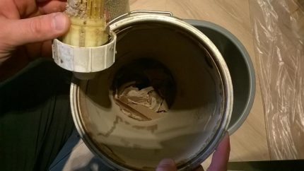 Котлен камък в резервоара на овлажнителя