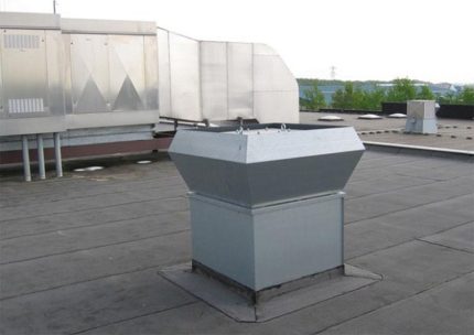 Ventilator de alimentare pe acoperiș