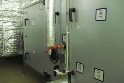 Instalație de ventilație cu alimentare și evacuare